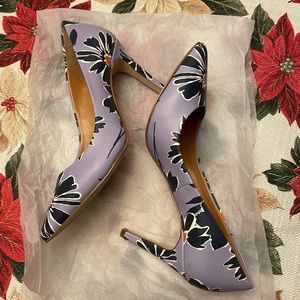 JCrew Factory Floral Isabelle Pumps